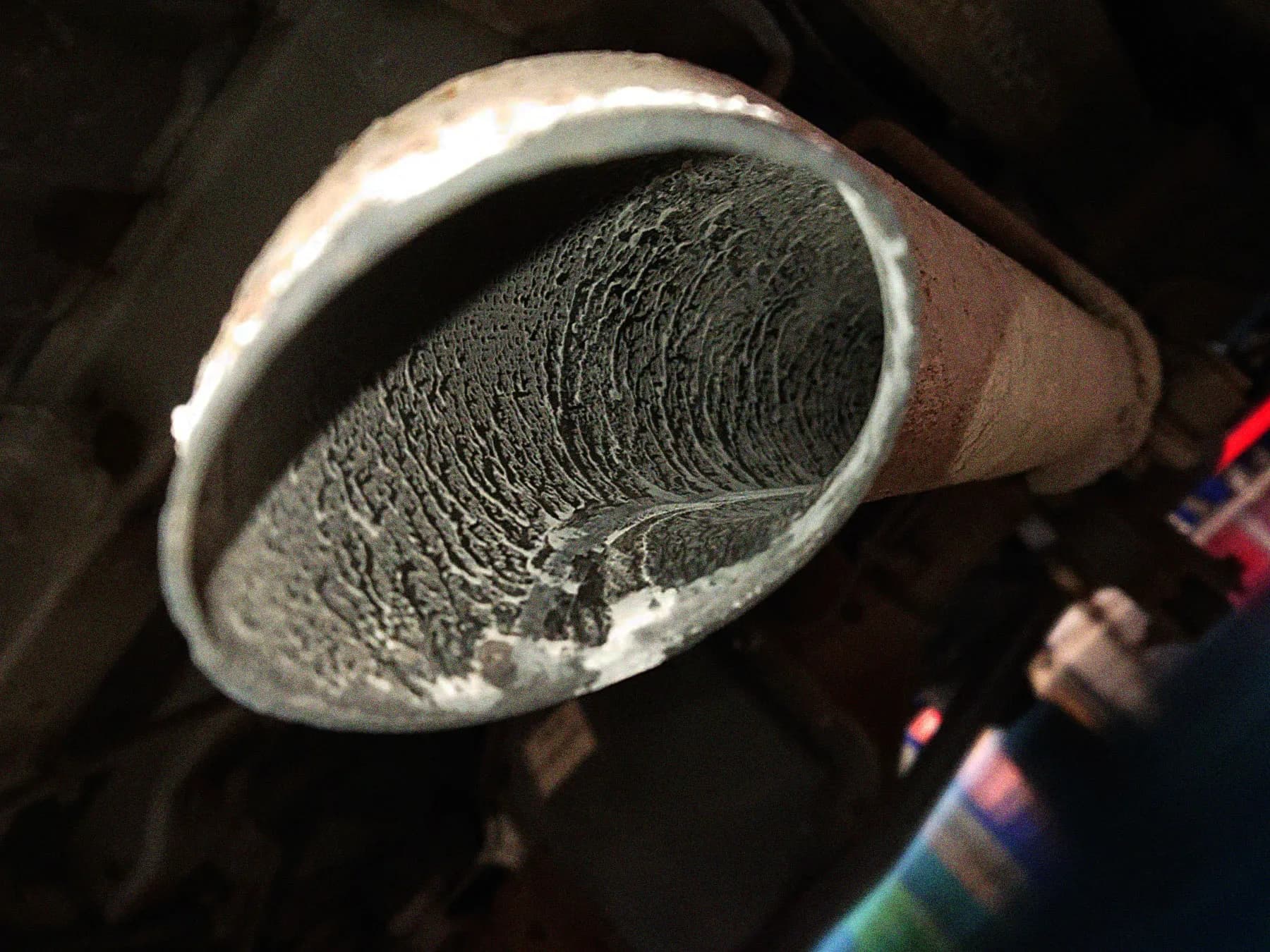 A DPF - diesel particulate filter being assessed at West Auto in Newcastle