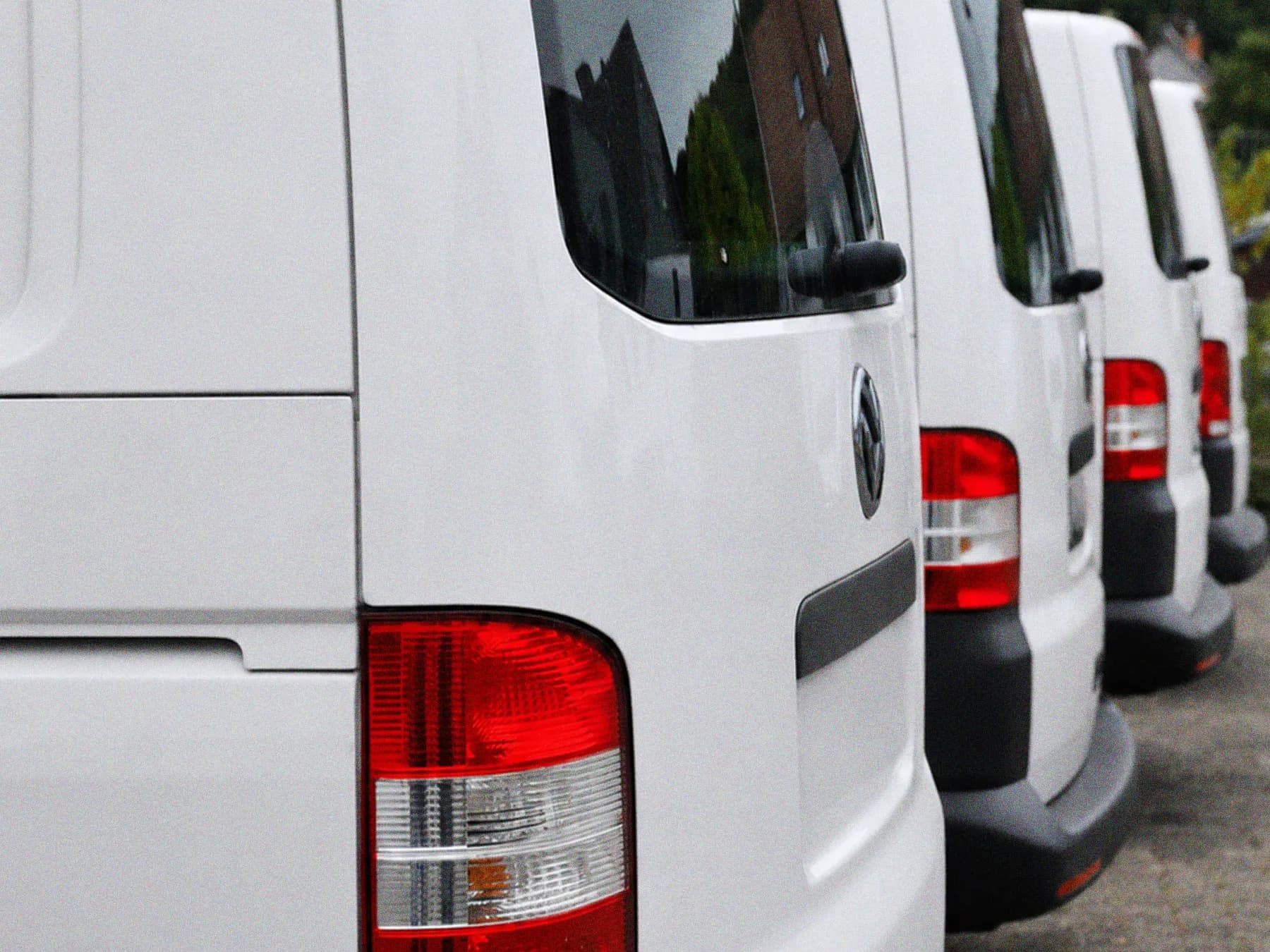 A fleet of vans serviced at West Auto in Newcastle