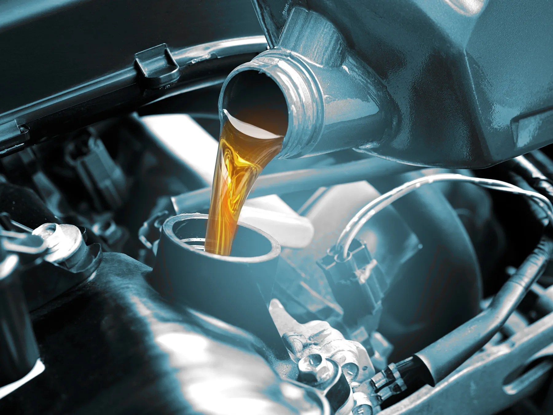 Engine oil change in Newcastle