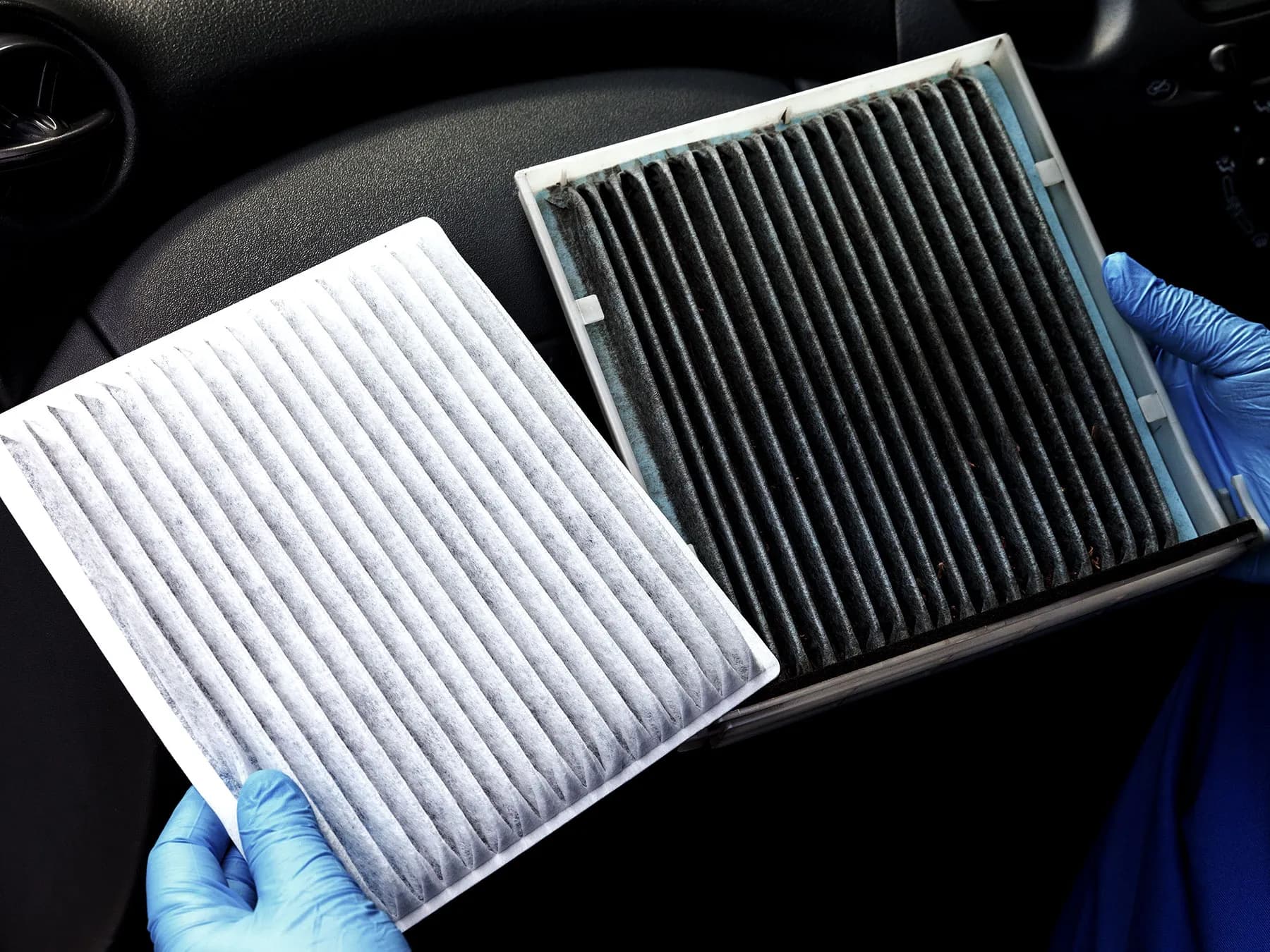 Air Filter Changed During A Vehicle servicing at West Auto in Newcastle