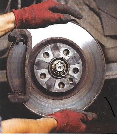 Vehicle brake pad replacement and brake serving